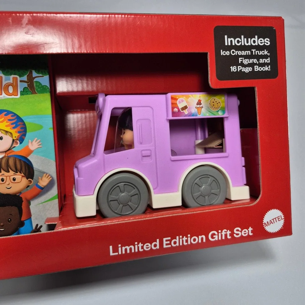 Fisher-Price Little People Our Beautiful World Book Purple Ice Cream Truck Kohls